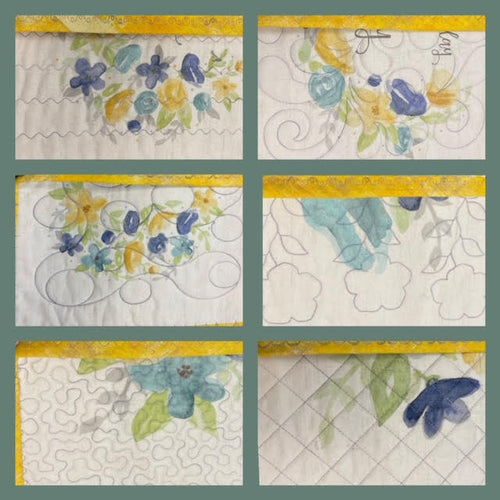 Live Zoom class: Placemats Quilted 6 ways! (Wednesday October 23rd 10:30-3:00pm PST)