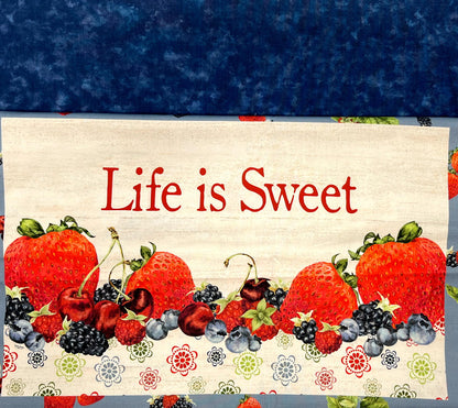 Panels for class: Placemats quilted  6 ways