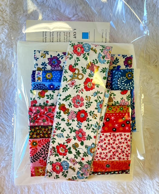 A1's Curated Class Kit for by Annie Petit Four Baskets using Liberty of London Haberdashery Floral Fabric