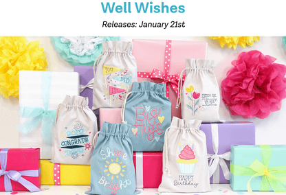 Kimberbell Well Wishes # KD5158 Machine Embroidery Patterns (Physical leaflet OR emailed redemption code, use drop down menu)