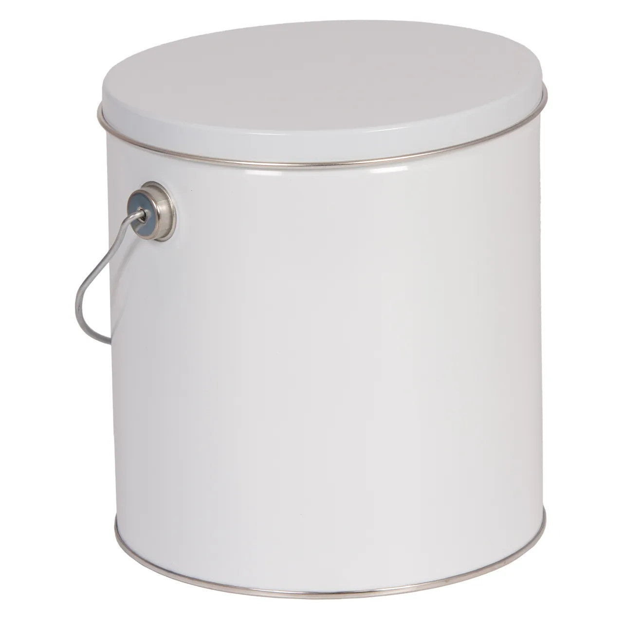 Atlantic Can White 1 Gallon Cans with Handle 8SWW 6 11/16" x 7 1/4"