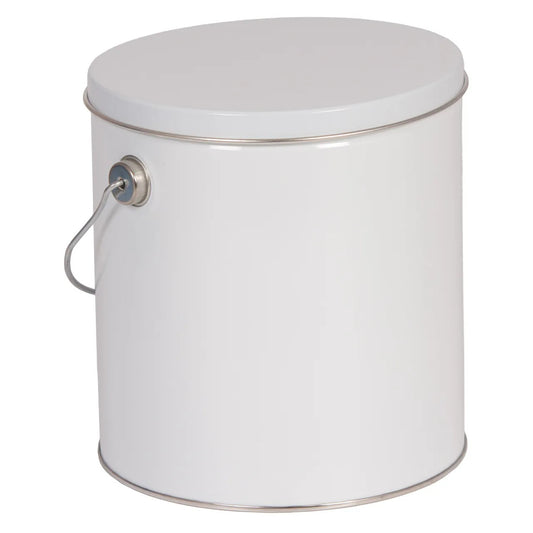 Atlantic Can White 1 Gallon Cans with Handle 8SWW 6 11/16" x 7 1/4"