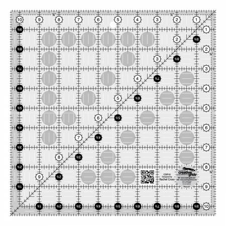 Creative Grids Quilt Rulers 10 - 1/2 and 6.5 x 24.5