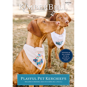 Kimberbell Playful Pet Kerchiefs KD5106