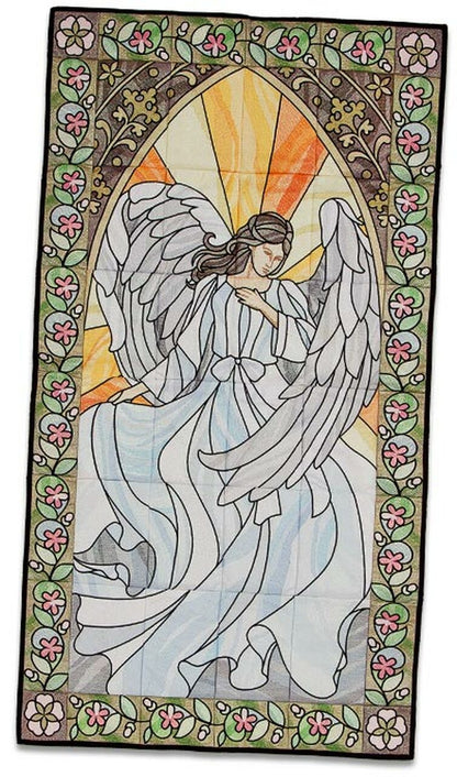 12605 OESD Celestial Stained Glass Tiling Scene Embroidery Designs USB