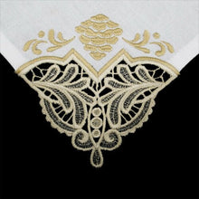 Load image into Gallery viewer, OESD Freestanding Lace Tablecloth and Napkin Corners 12788