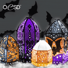 Load image into Gallery viewer, OESD Freestanding Halloween Little Lanterns 12886 Embroidery Pattern