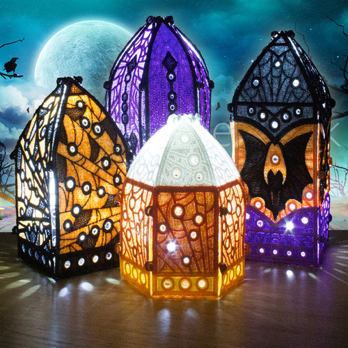 OESD Freestanding Halloween Little Lanterns 12886 Embroidery Pattern