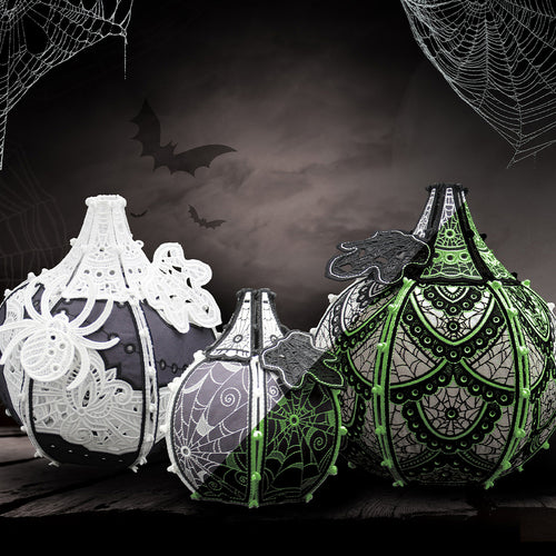 OESD Freestanding Spider Web Pumpkin Patch 12892