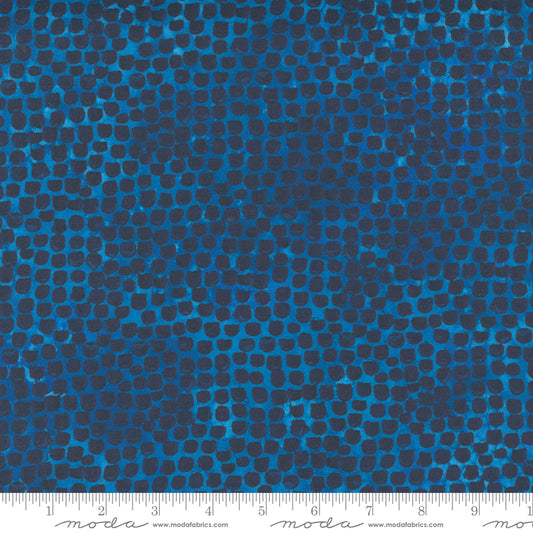 Moda Starflower Christmas Navy Fabric by the Yard 8485 15