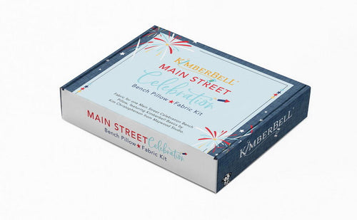 Kimberbell Main Street Celebration Bench Pillow Kit - Fabric Only KIT-MASMSC  DOES NOT COME IN THE BOX