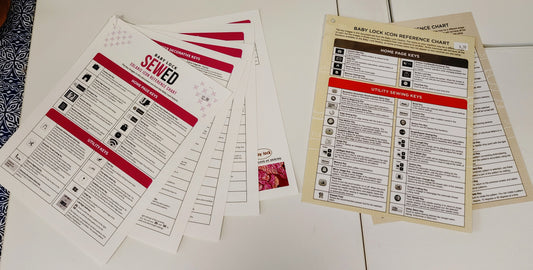 Babylock Icon Reference sheets