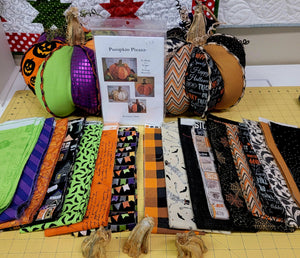 Pumpkin Pizazz Pumpkin Fabric Kit: Brights or Neutrals