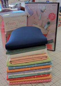 Pretty and Posh Fabric kit including specialty material