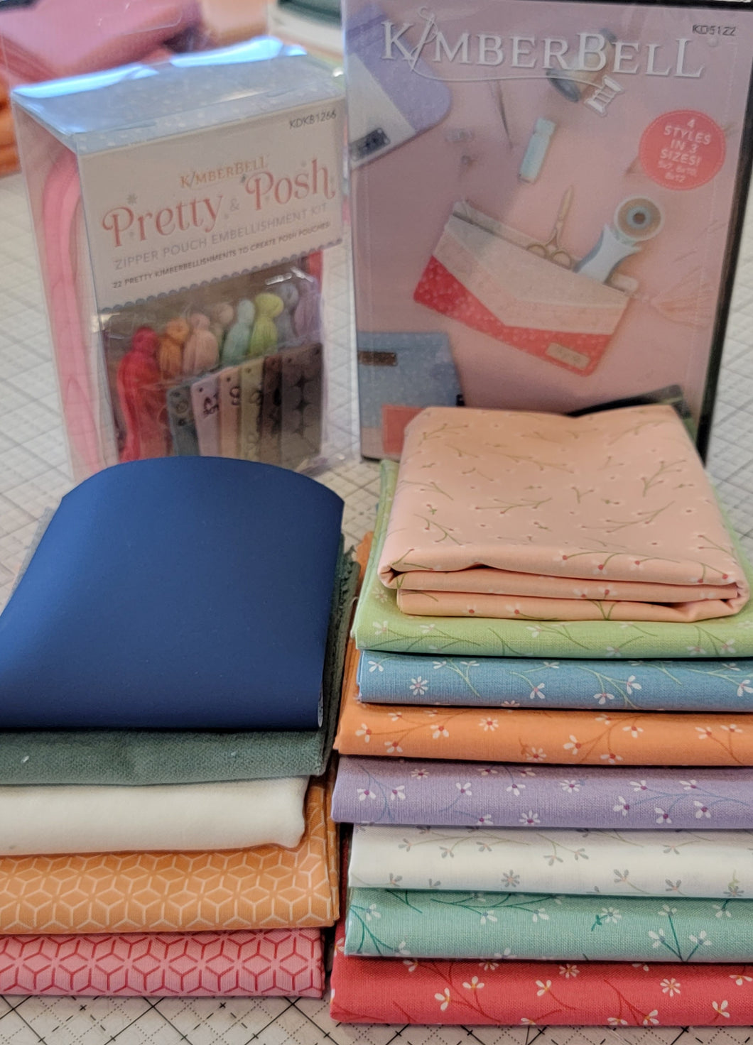 Pretty and Posh Fabric kit including specialty material