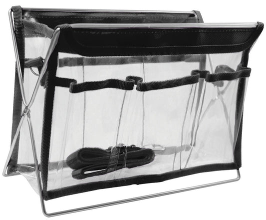 Sassy Tote! Black and Clear tote no. 37273