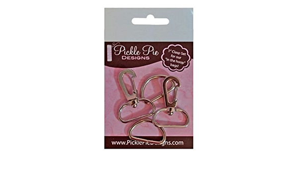 Pickle Pie Designs Clasp and D Ring Set 1/2" or 1"