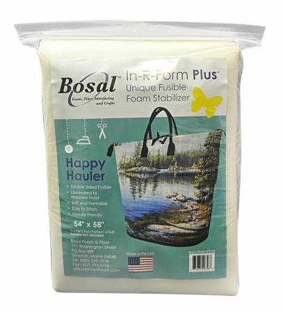 Bosal In-R-Form Plus Double Sided Fusible Foam Stabilizer 54in x 58in # 493B-58 HAPPY HAULER