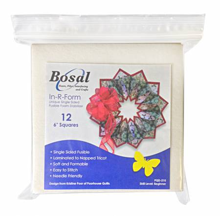 Bosal (12) 6" Squares Single sided In-R-Form # 495-6B