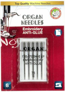 Madeira or Organ Embroidery Anti-Glue Needles 75/11 (130/70H-ELP)