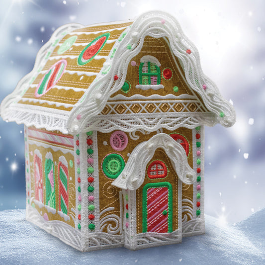 PREORDER SCISSORTAIL STITCHES Freestanding Cookie Cabin 51280