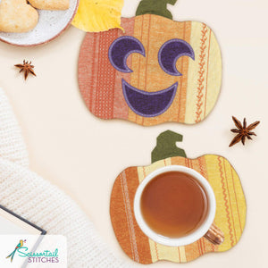 Pumpkin Patch Mug Rugs 51302 SCISSORTAIL STITCHES