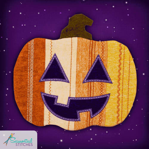 Pumpkin Patch Mug Rugs 51302 SCISSORTAIL STITCHES