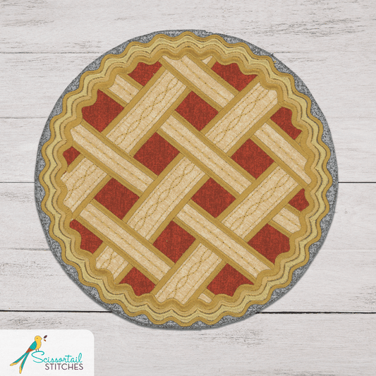 OESD Scissortail Stitches Pie Please Hot Pads Design 51309 Digital Design ONLY