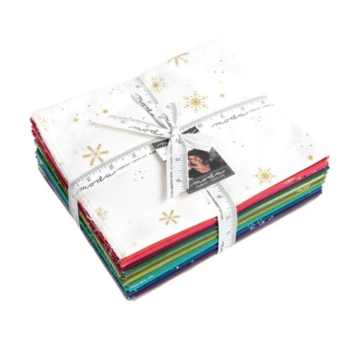 Moda Ombre Flurries Metallic Fabric Collection Precuts