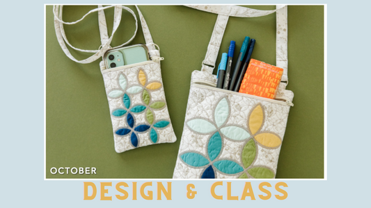 October 2022 - Kimberbell Dealer Club: Erin Crossbody Bag and KIT AND DESIGN
