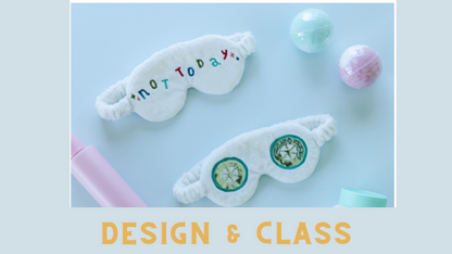 December 2022 - Kimberbell Dealer Club: Cool As A Cucumber Eye Mask KIT AND DESIGN