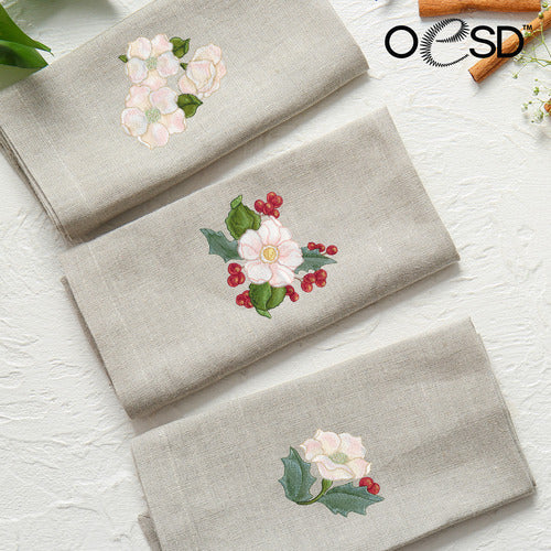 Christmas Botanicals by Krista Hamrick OESD 12 Embroidery Designs 80325