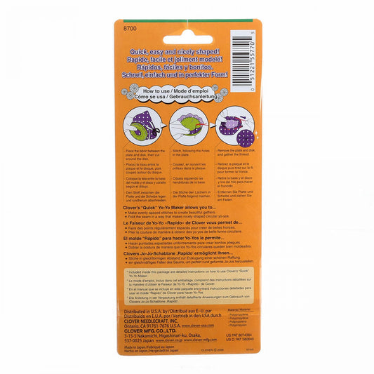 Clover Quick Yo-Yo Maker Small # 8700CV or Large #8701CV