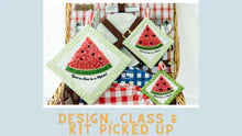 May 2022 - Kimberbell Dealer Club: Watermelon Chenille Hot Pad KIT and/or DESIGN