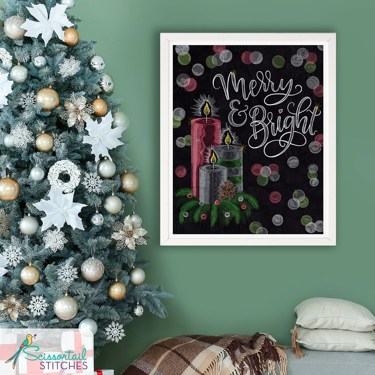 OESD Merry & Bright Embroidery Thread kit ISC90009KIT OR ISWG90009KIT