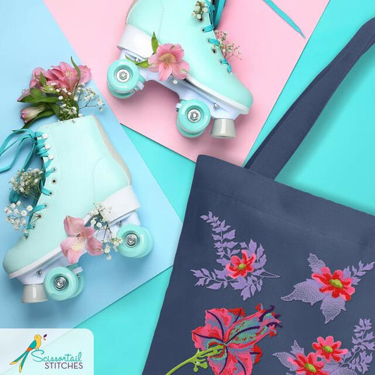 SCISSORTAIL STITCHES Tula Pink Tiny Beasts 90034 Embroidery CD