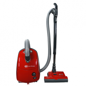 Sebo Airbelt E3 Premium with ET-1 Power Head and Parquet Brush Canister Vacuum - Red
