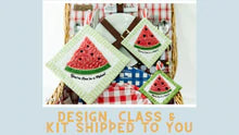 May 2022 - Kimberbell Dealer Club: Watermelon Chenille Hot Pad KIT and/or DESIGN
