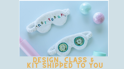 December 2022 - Kimberbell Dealer Club: Cool As A Cucumber Eye Mask KIT AND DESIGN