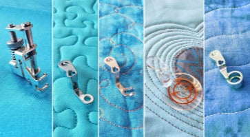 Free Motion Quilt Set of 4 Soles and Foot BL-FMQS