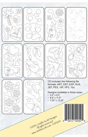 Edge-To-Edge Embroidery Book and Expansion Packs