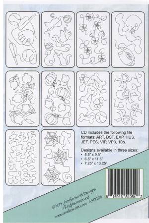 Edge-To-Edge Embroidery Book and Expansion Packs