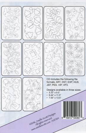 Edge-To-Edge Embroidery Book and Expansion Packs