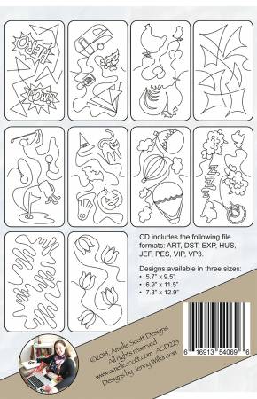 Edge-To-Edge Embroidery Book and Expansion Packs