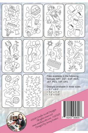 Edge-To-Edge Embroidery Book and Expansion Packs