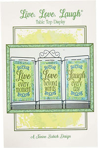 Janine Babich Live, Love, Laugh Table Top Display Design