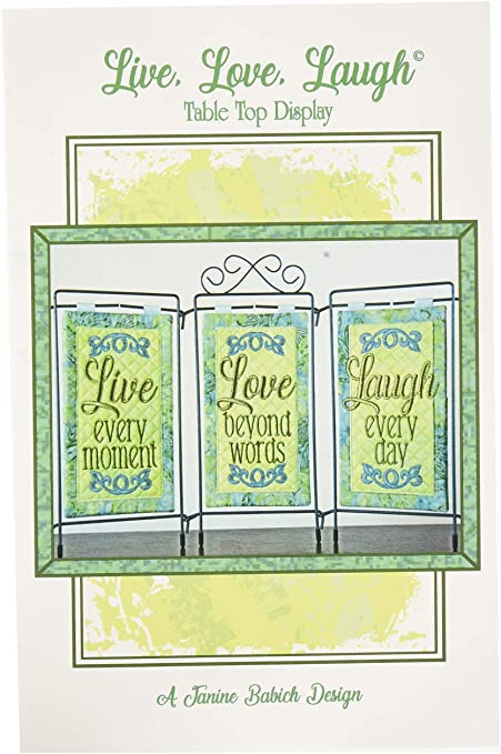 Janine Babich Live, Love, Laugh Table Top Display Design