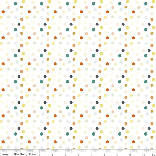 The Littlest Family's Big Day Dots Multi C11494-MULTI PER YARD