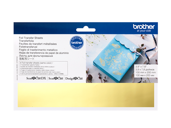 Brother Foil Transfer Sheets for Scan N Cut with Various Color options