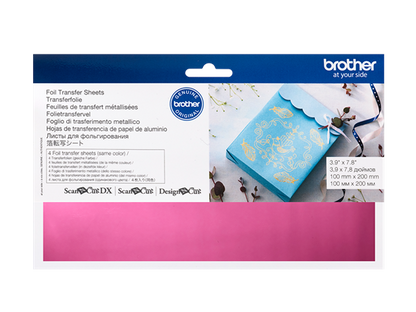 Brother Foil Transfer Sheets for Scan N Cut with Various Color options